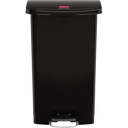 Rubbermaid 1883613 Tretabfalleimer Slim Jim Kunststoff 68l schwarz