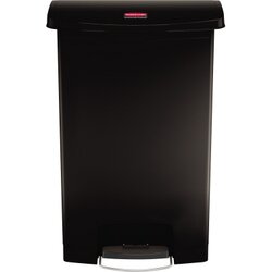 Rubbermaid 1883615 Tretabfalleimer Slim Jim Kunststoff 90l schwarz