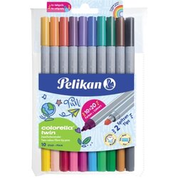Pelikan 949511 Fasermaler Colorella  twin C304 farbig 20St