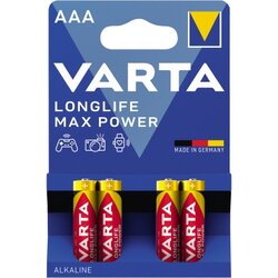 Varta 04703101404 Batterie Max Tech AAA Micro LR03 1,5V 4 St./Pack.