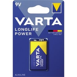 Varta 04922121411 Batterie Longlife Power E-Block 9V 580mAh