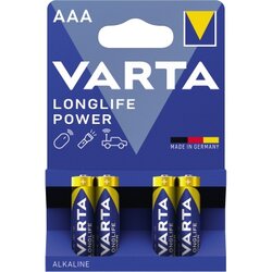 Varta 04903121414 Batterie Longlife Power AAA 1,5V 4 St./Pack.