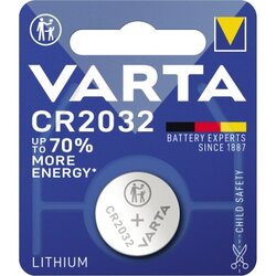 Varta 06032101401 Knopfzelle CR2032 3V 230mAh Lithium