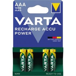 Varta 5703301404 Akku Professionlal Micro AAA 1.000mAh 4 St./Pack.