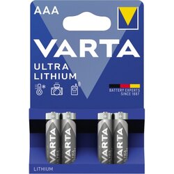 Varta 6103301404 Batterie AAA Micro 1,5V 4 St./Pack.