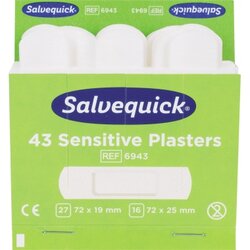 Salvequick 6943 Pflaster sensible Allergiker 43 St./Pack.