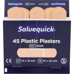 Salvequick 6036 Pflasterstrip Refill 45 St./Pack.