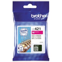 Brother LC421M Tintenpatrone 200Seiten magenta