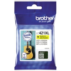 Brother LC421XLY Tintenpatrone 500Seiten gelb 