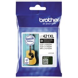 Brother LC421XLBK Tintenpatrone 500Seiten schwarz