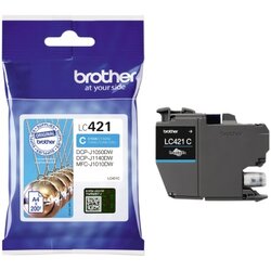 Brother LC421C Tintenpatrone 200Seiten cyan 