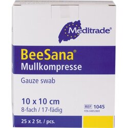 SÖHNGEN® 1005517 Mullkompresse 10x10cm einzeln steril 25 St./Pack.