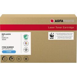 AgfaPhoto APTHP411AE Toner wie HP CE411A 305A cyan 