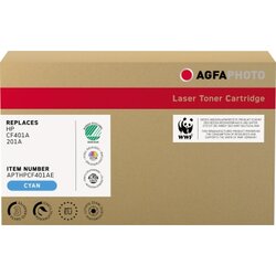 AgfaPhoto APTHPCF401AE Toner wie HP CF401A 201A cyan 
