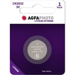 AgfaPhoto 150-803432 Knopfzelle CR2032 Lithium 3V 