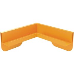 magnetoplan® 114661028 Eckablage Infinity Wall melonengelb