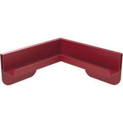 magnetoplan® 114663003 Eckablage Infinity Wall rubinrot