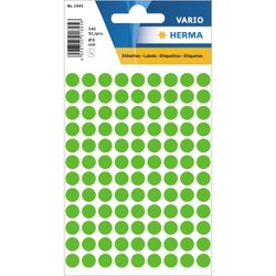 HERMA 1845 Markierungspunkt 8mm grün 540 St./Pack.
