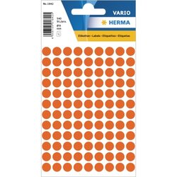 HERMA 1842 Markierungspunkt 8mm rot 540 St./Pack.