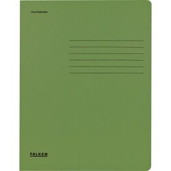 Falken 80004161 Jurismappe DIN A4 3 Klappen Karton grün