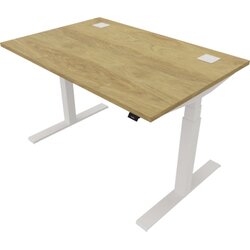 NowyStyl 810075170 Schreibtisch eModel 2.0 120x80 ws/nat hickory