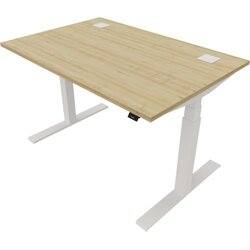 NowyStyl 810075179 Schreibtisch eModel 2.0 120x80 ws/nat country beech