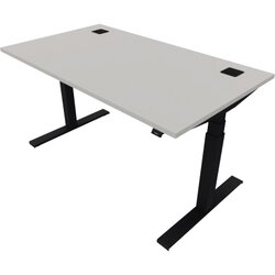 NowyStyl 810075494 Schreibtisch eModel 2.0 140x80 sw/platinum