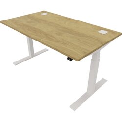 NowyStyl 810075370 Schreibtisch eModel 2.0 140x80 ws/nat hickory