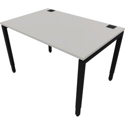NowyStyl 810074394 Schreibtisch manuell 120x80 sw/platinum