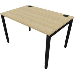 NowyStyl 810074379 Schreibtisch manuell 120x80 sw/nat country beech