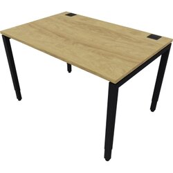 NowyStyl 810074370 Schreibtisch manuell 120x80 sw/nat hickory