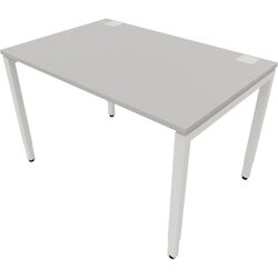 NowyStyl 810074294 Schreibtisch manuell 120x80 ws/platinum