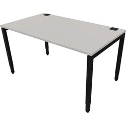 NowyStyl 810074594 Schreibtisch manuell 140x80 sw/platinum