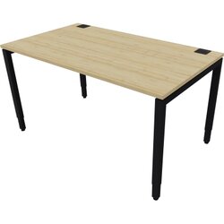NowyStyl 810074579 Schreibtisch manuell 140x80 sw/nat country beech