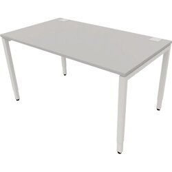 NowyStyl 810074494 Schreibtisch manuell 140x80 ws/platinum