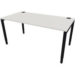 NowyStyl 810074701 Schreibtisch manuell 160x80 sw/weiß