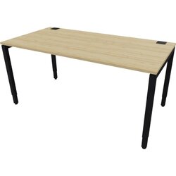 NowyStyl 810074979 Schreibtisch manuell 180x80 sw/nat country beech