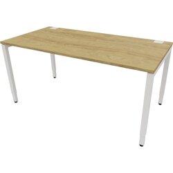 NowyStyl 810074670 Schreibtisch manuell 160x80 ws/nat hickory