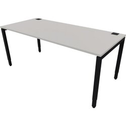 NowyStyl 810074994 Schreibtisch manuell 180x80 sw/platinum
