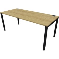 NowyStyl 810074970 Schreibtisch manuell 180x80 sw/nat hickory