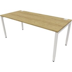 NowyStyl 810074870 Schreibtisch manuell 180x80 ws/nat hickory