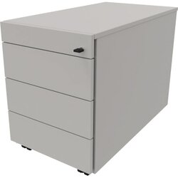 NowyStyl 820201094 Rollcontainer 4Auszüge platinum