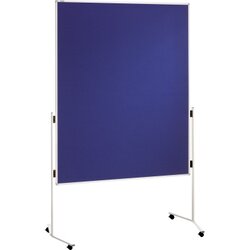 FRANKEN ECO-UMTF03R Moderationstafel 150x120cm Rollen bl