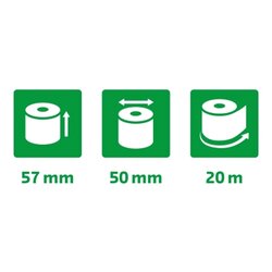 Exacompta Additionsrolle 57 mm x 20 m (B x L)