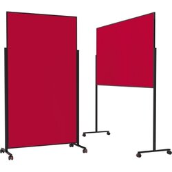 magnetoplan® 1181206 Moderationstafel VarioPin Filz sw/rot