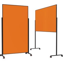 magnetoplan® 1181244 Moderationstafel VarioPin Filz sw/orange