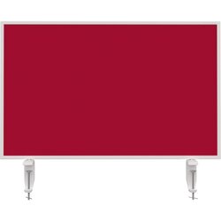 magnetoplan® 1108006 Tischtrennwand VarioPin 800x500mm rot