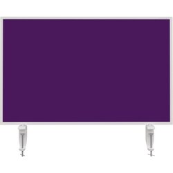 magnetoplan® 1108011 Tischtrennwand VarioPin 800x500mm violett