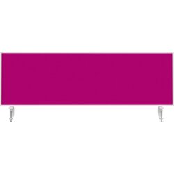 magnetoplan® 1116018 Tischtrennwand VarioPin 1.600x500mm pink