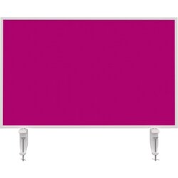 magnetoplan® 1108018 Tischtrennwand VarioPin 800x500mm pink